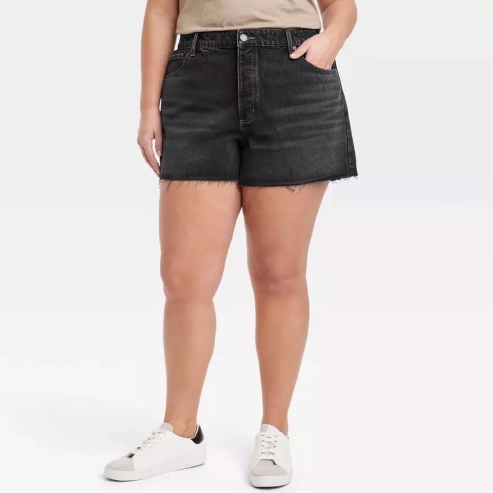 Women's Universal Thread Mid-Rise‎ 90's Baggy Jean Shorts 16 NWT
